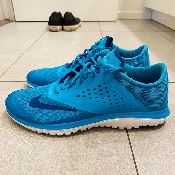 Nike FS Lite Run 2 Running Shoes | Blue | New - Picture 2 of 4